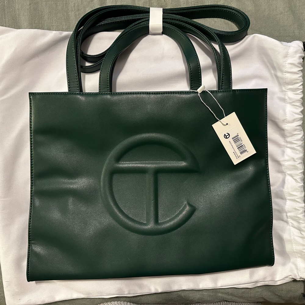 Telfar Medium Shopper - Dark Olive (NWT)